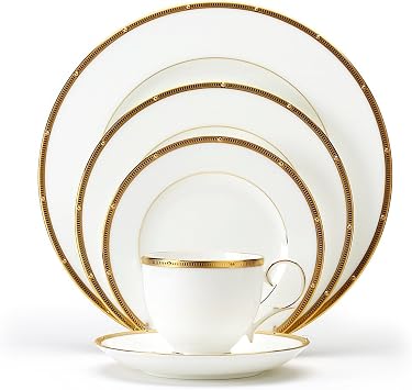 Noritake Rochelle Gold 5-Piece Place Setting, Service for 1