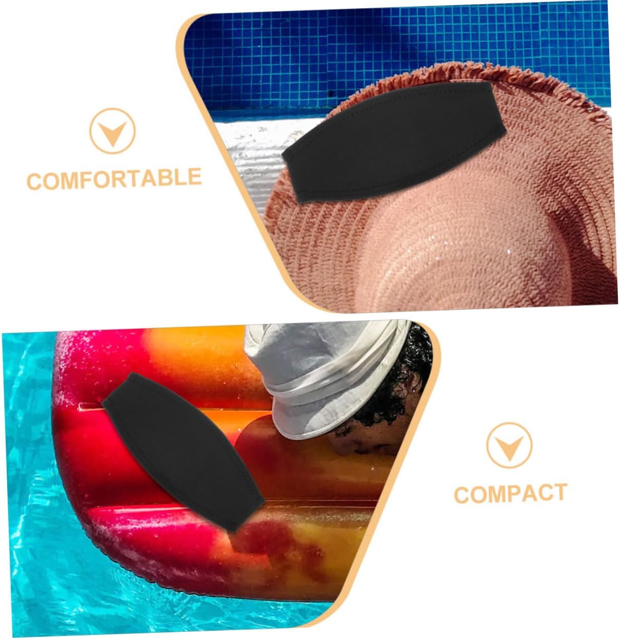 Yardwe Neoprene Scuba Strap Cover for Hair Protection Face Strap for Diving Stylish and Functional Suitable for All Genders Water Sports