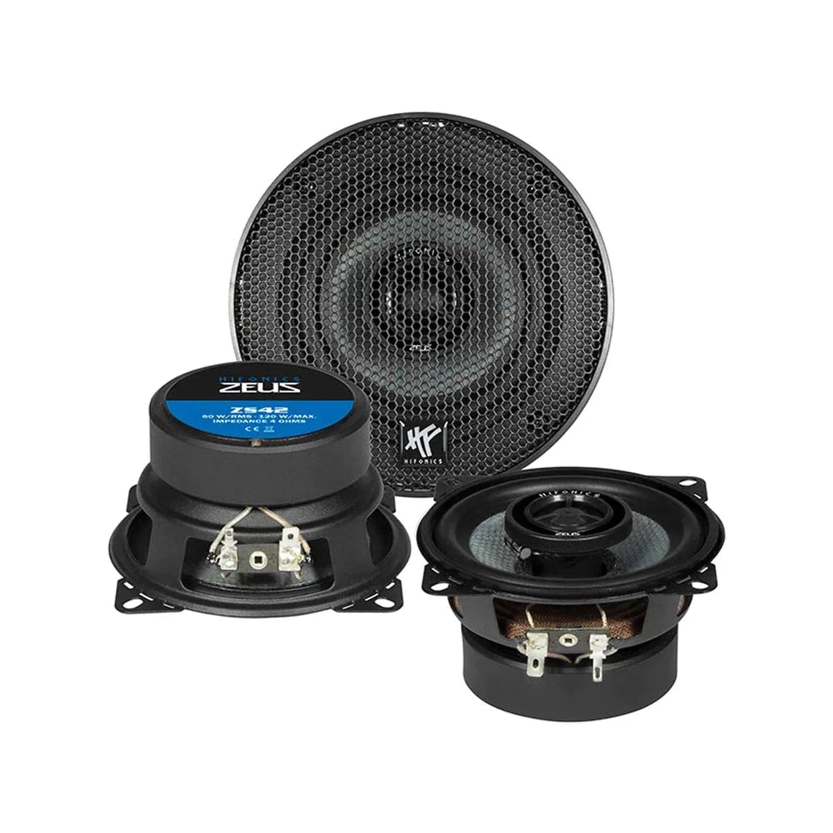 Hifonics ZS-42 2-Wege Koaxial-Einbaualtavoz 120W Altavoces Altavoz de Coche Inhalt: 1St.