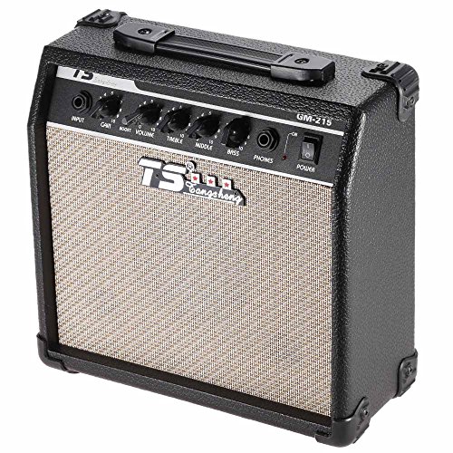ERYUE GM-215 profissional 15W guitarra amplificador Amp distorção com 3-Band EQ 5