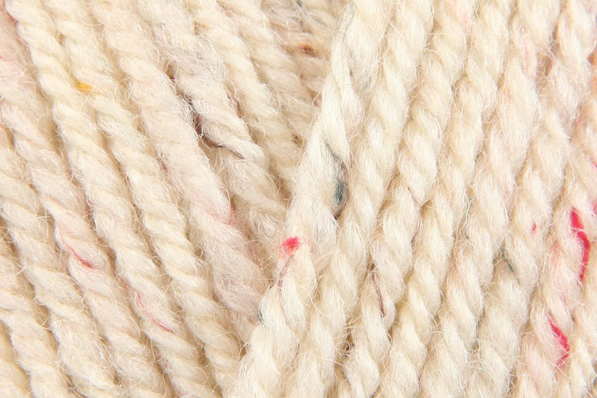 King Cole Fashion Aran Crochet Yarn, Acrylic Wool Blend Knitting Wool for Sweaters, Cardigans, Shawls - 100g Balls - Granary (089) - Pack of 3