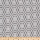 Rooster Inn Chicken Wire Ecru, Quilting Fabric by the Yard