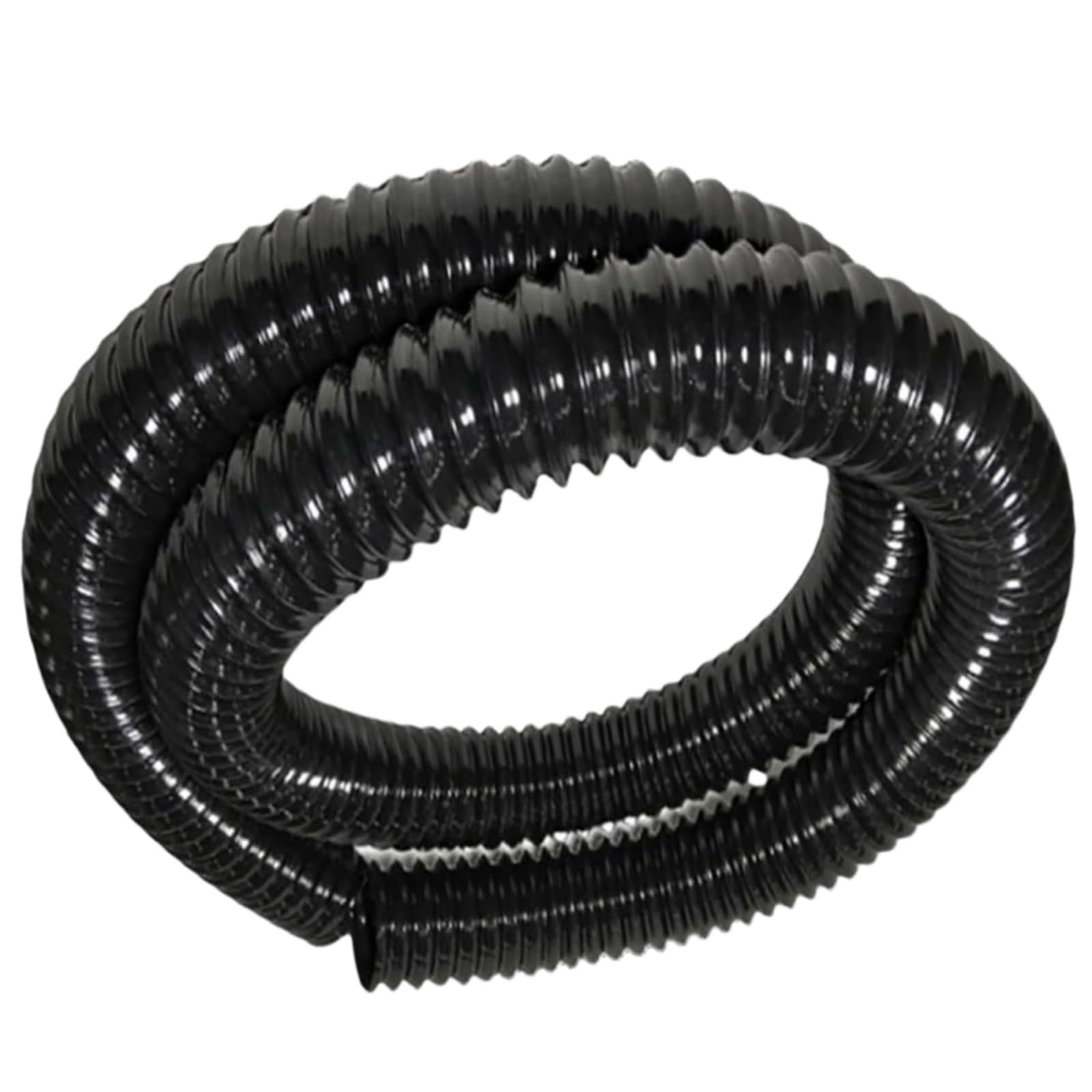Black PU Collection Hose 160mm ID 1m Wall 0.63-2mm Transparent(0.63mm)