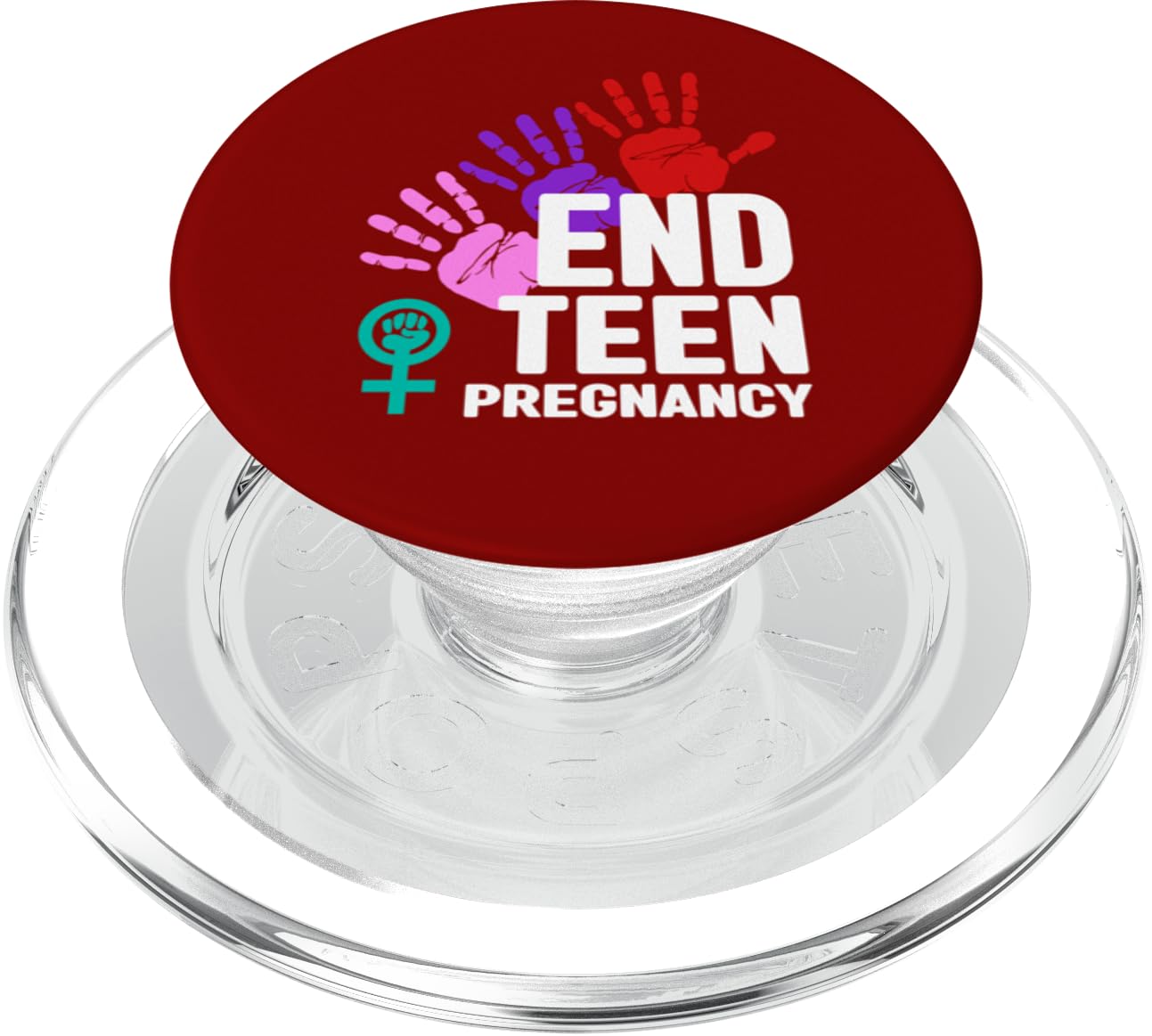 Prevención del Embarazo Adolescente PopGrip para MagSafe soporte magnético móvil End Teen Embarazo 6