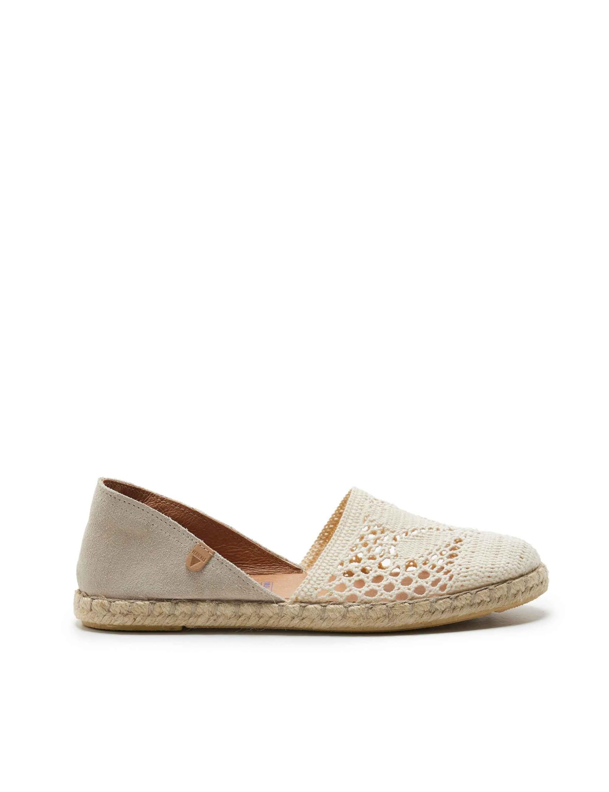 VERBENAS Espadrilles CARMEN NUCLEO METAL slipper zomerschoen strandschoen in metallic look