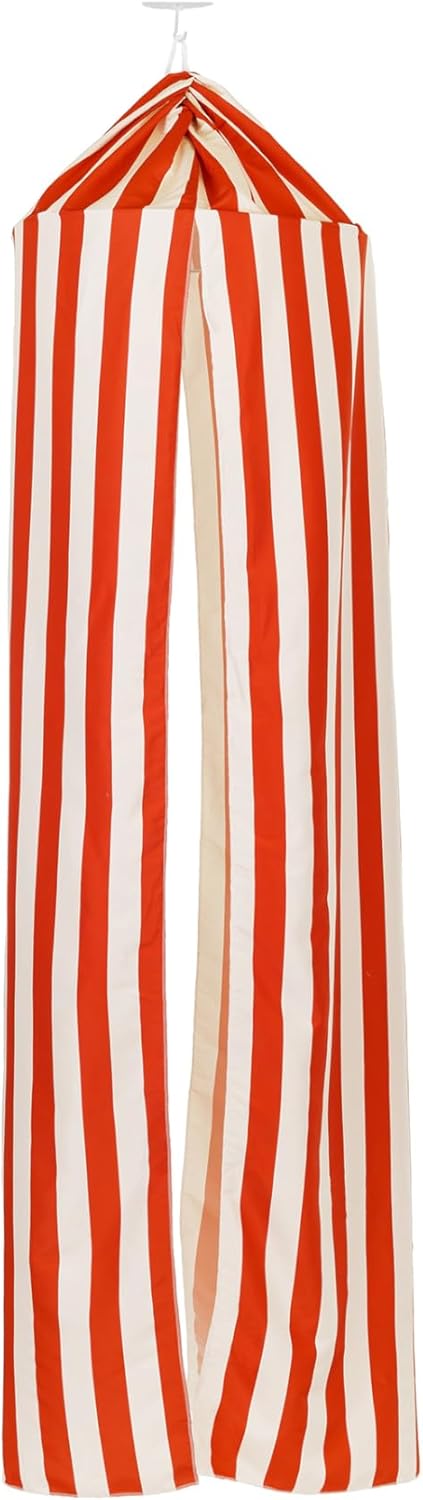 Canopy 60 x 232 cm Striped - Circus Fabric Canopy - Decorative Circus Tent - Decorative Fabric for Hanging - Children's Room Play Tent - Birthday Decoration & Party Accessories - Red White