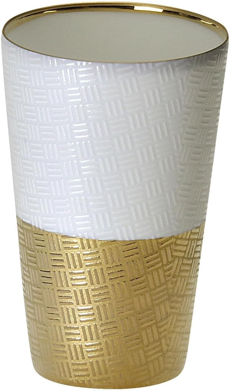 Yamakatsu Mino Toen Uzukuri Cold Sake Cup, Ajiro, Gold US-7057C