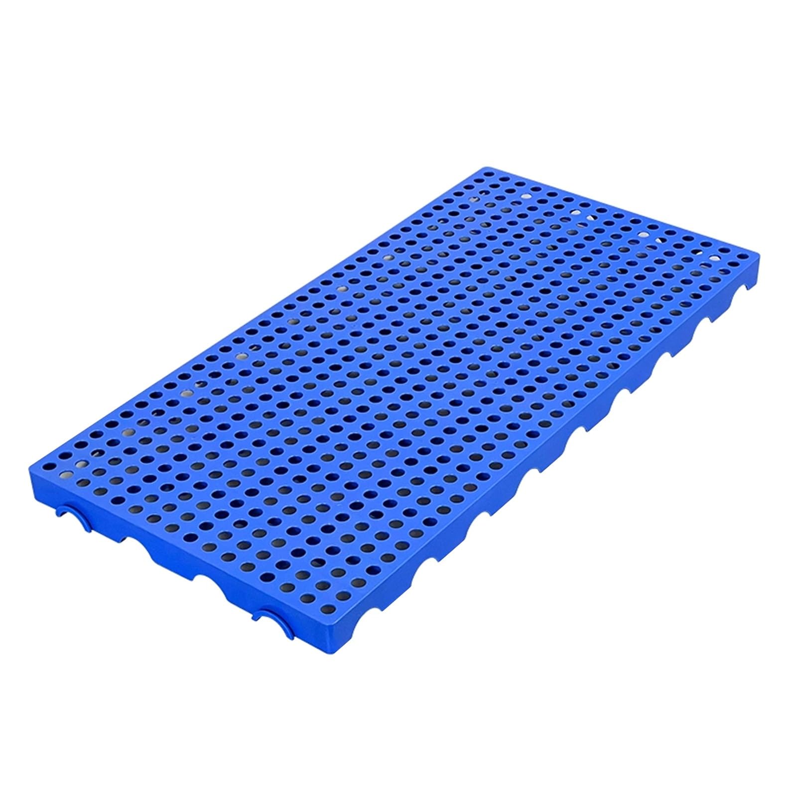 Pallet per conservazione frigorifera, design ad incastro resistente, elevata capacità di carico, antiscivolo e facile da pulire, ideale per magazzini e logistiche