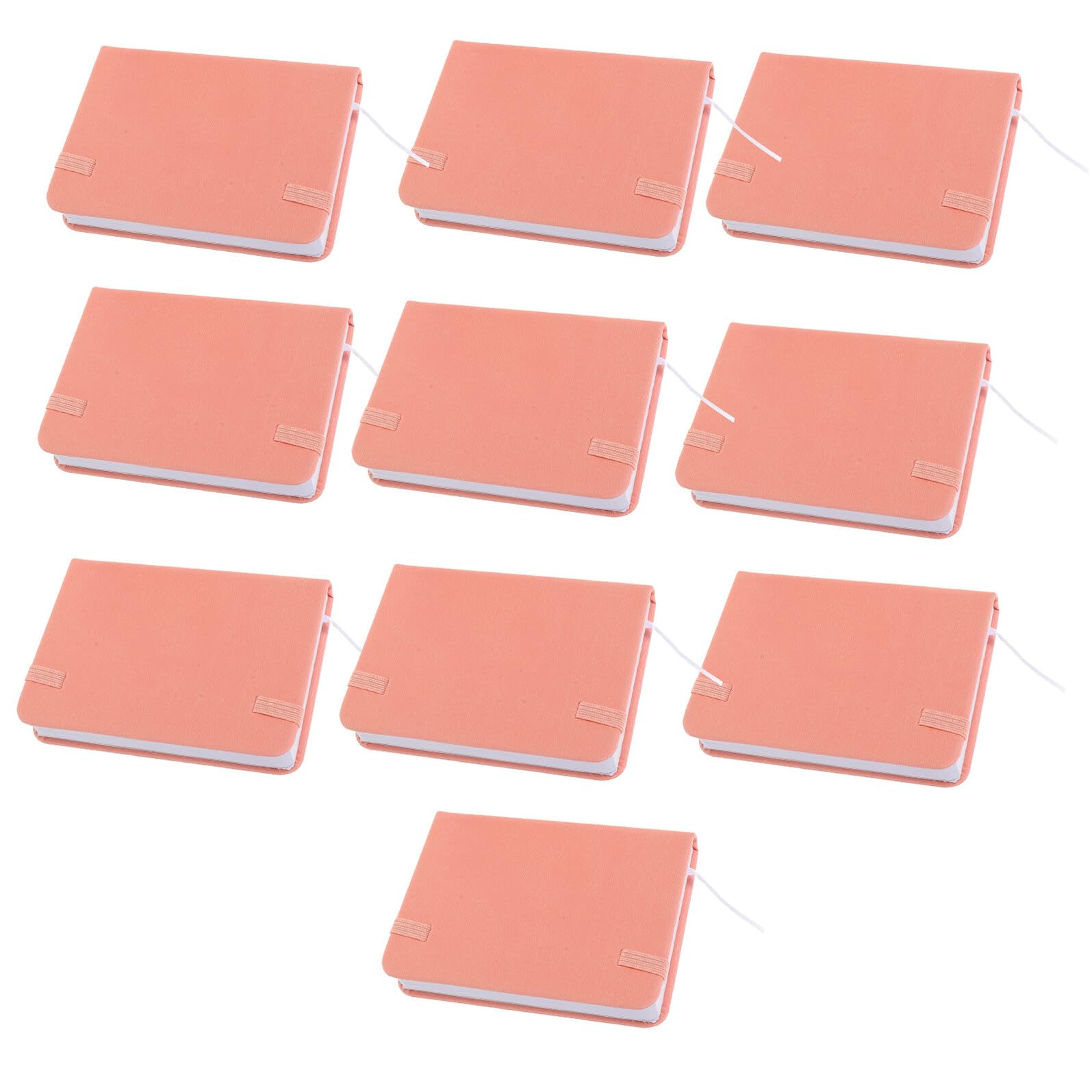 Healeved 10pezzi Quaderno Diario Tascabile con Copertina in Pu Piccolo Taccuino Rigato Portatile per Ufficio e Viaggio Blocco Note per Prendere Appunti
