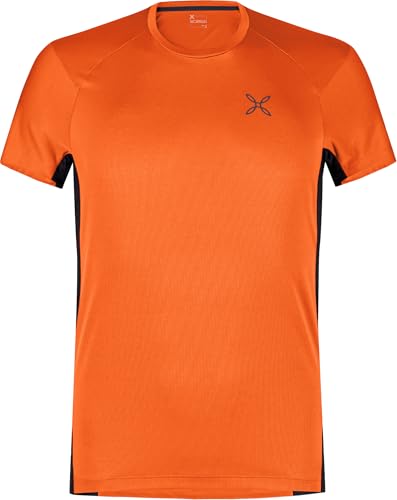 MONTURA T-Shirt Homme Join Orange Respirant | Maillot Randonnée