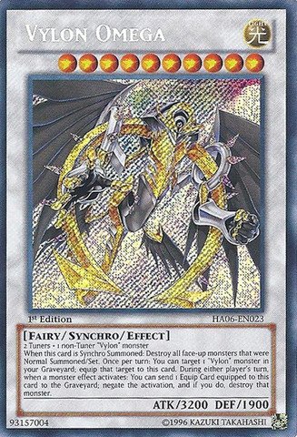 YU-GI-OH! - Vylon Omega (HA06-EN023) - Hidden Arsenal 6: Omega Xyz - 1st Edition - Secret Rare