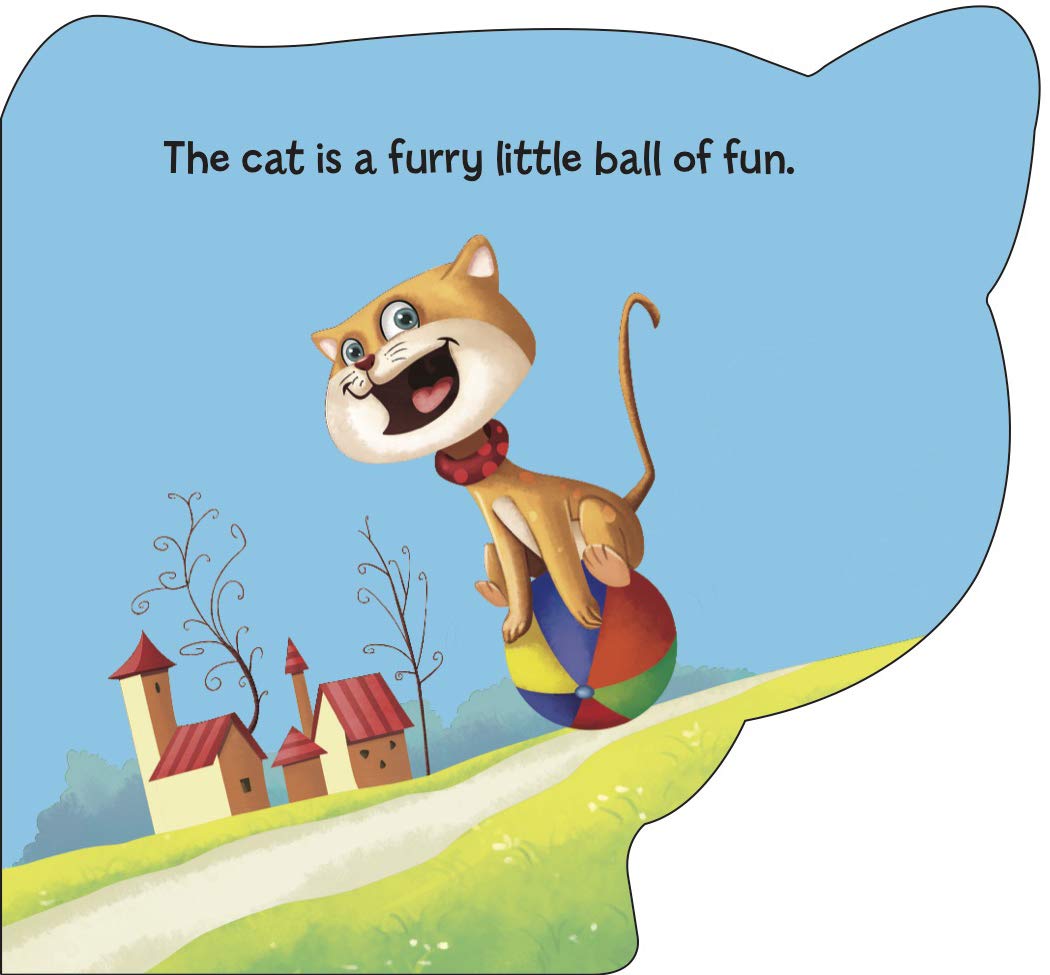 Board Book : Cat ( Animals and Birds ) - Cutout Board Books 1