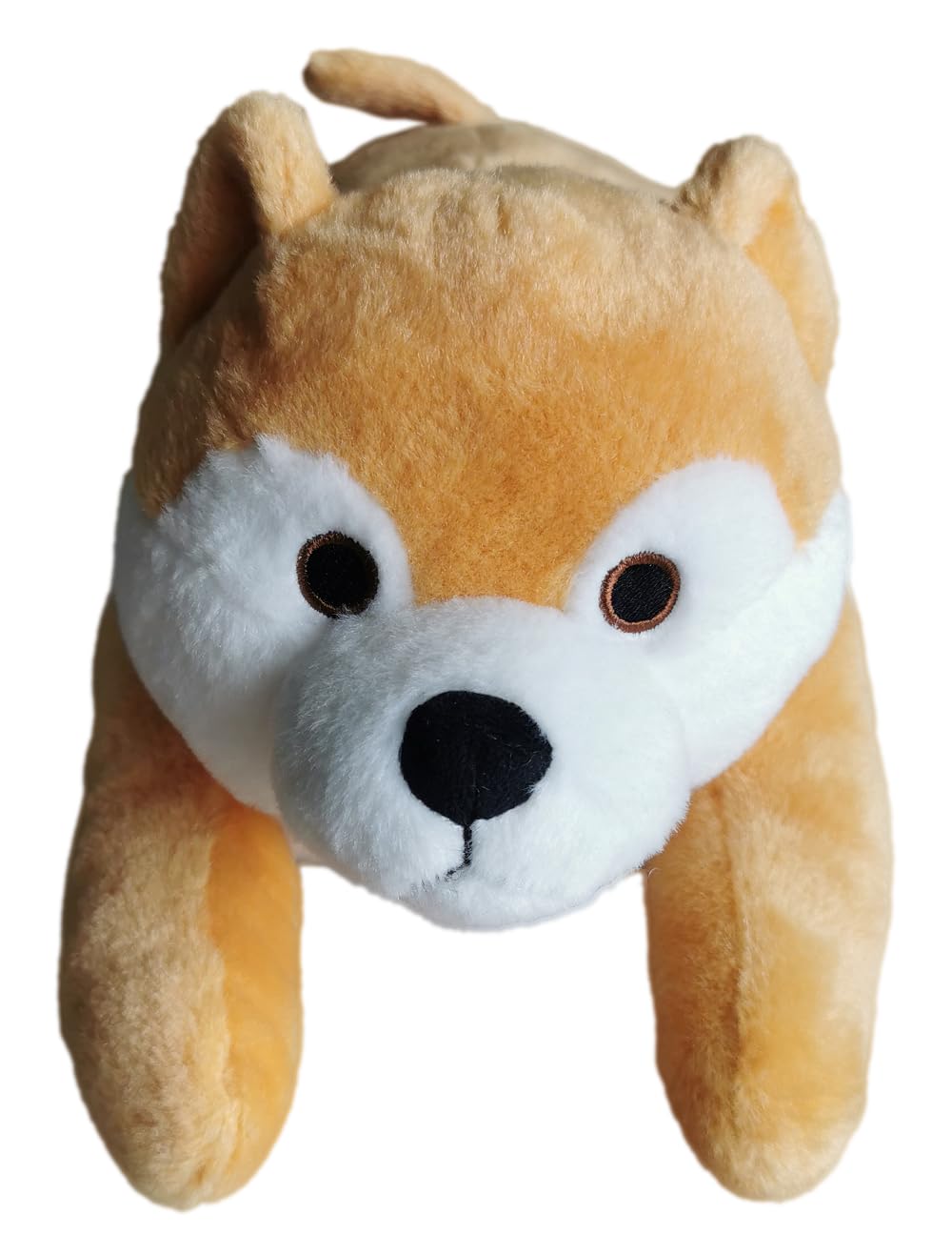 HonourHope Dog Heartbeat Toy for Anxiety Relief, Dog Soft Plush Toy Pet Calming Puppy Behavioral Training Aid Toy Pet Companion Pillow for Puppy Dog Cat Kitty Pets - Shiba