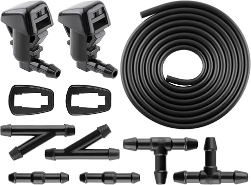 Kit de 9 boquillas para limpiaparabrisas delantero, apto para Ford Focus Edge para Lincoln Mkx, kit de reparación de limpiaparabrisas 7T4Z-17603-A,