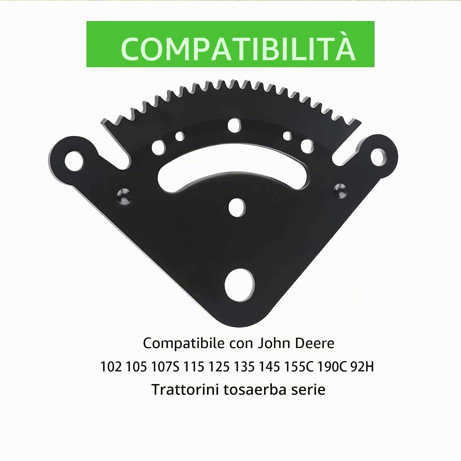 Kit di ricostruzione del pignone del Settore dello sterzo a 19 Denti di Ricambio per trattori da Giardino John Deere 102 105 107S 115 125 135 145 155C 190C 92H Series