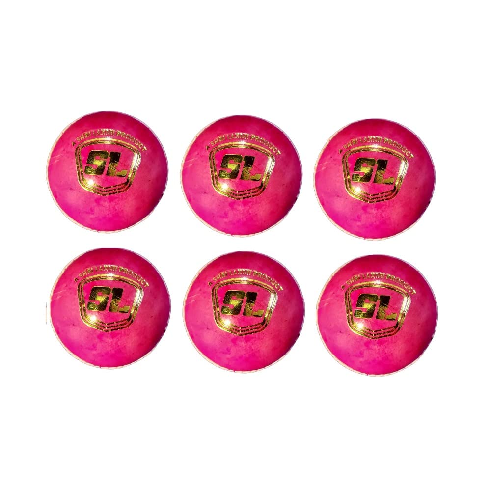 SL Club Pink 2 Part Leather Cricket Balls (Pack of 6 Balls) (B09YHRJLCV) Amazon Price History, Amazon Price Tracker