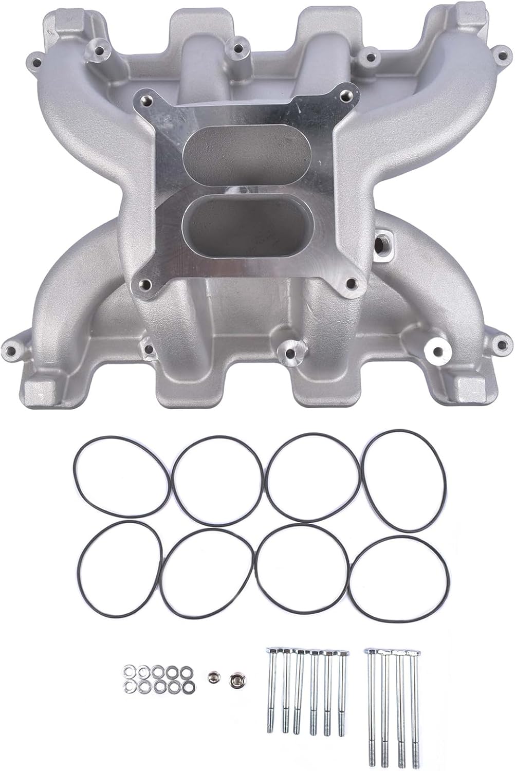 300-130 Dual Plane Mid-Rise Intake Manifold Replacement for GM Corvette LS1 LS2 LS6 5.7L 6.0L V8 Cathedral Port
