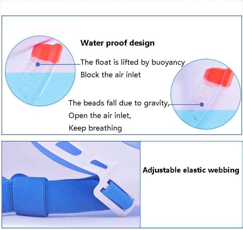Full Face Snorkeling Mask, 180° Seaview Scuba Diving Snorkel Mask for Kids Adult, Snorkeling Mask Full Face Anti Fog with Camera Mount Anti-Fog (Color : L/XL)