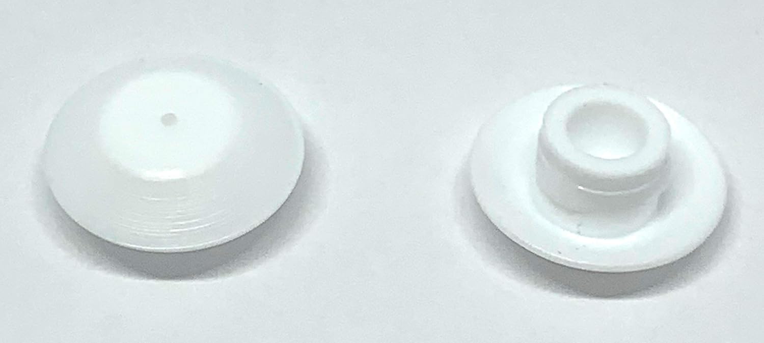 TOP SECRET PDR 1/2" Flush Type Head Plugs Designed for use in Sheet Metal up to 0.3-.08" or 0.076-2.03mm Hole Diameter for snap in .49-.51" (1/2", Black, 10)