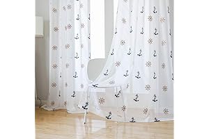 Taisier Home Anchor Curtains: Embellish Your Space with Nautical Charm
