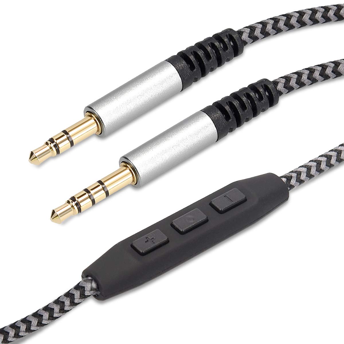 Cavo Microfono Con Telecomando Per Cuffie - Jack 3.5mm, 150 Cm, Grigio Scuro - Foto 11