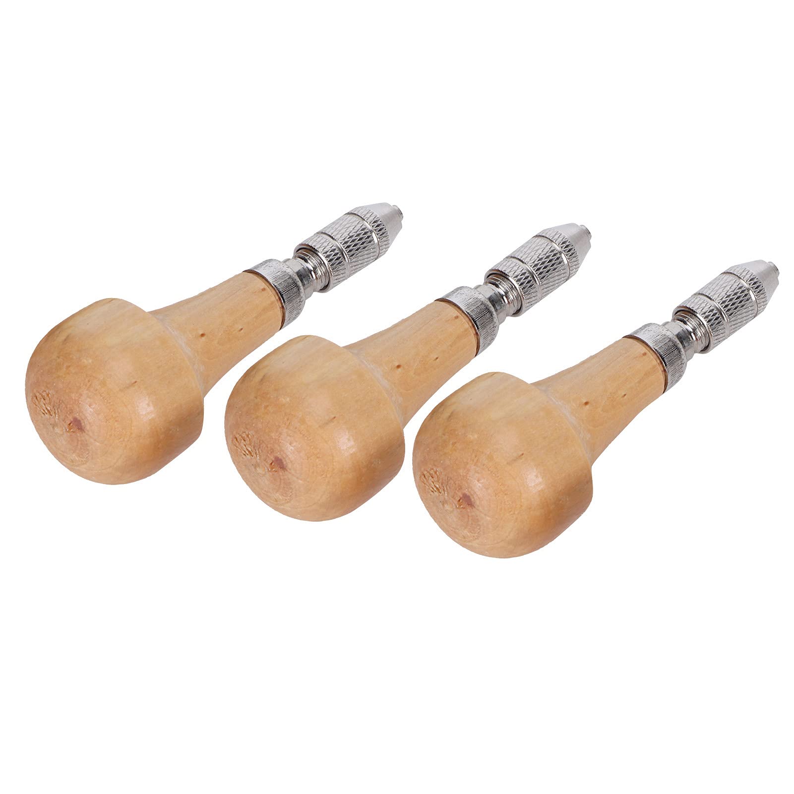 3-Pack Pin VHand Drill, Graver Replacement Handle with Pear Sfor SSetting