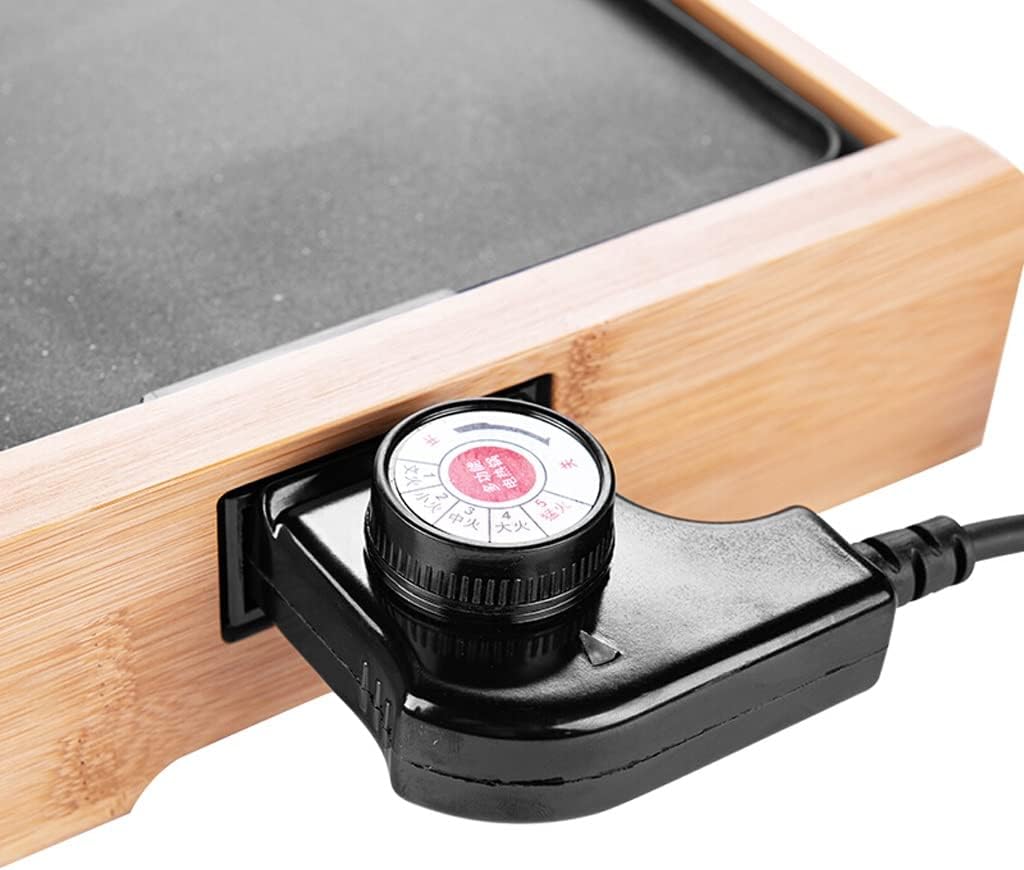 hot Pot Healthy Not Sticky Electric Bakeware Intelligent Constant Temperature Barbecue Machine Shabu Grilling Split Integrated stockpots (Color : Not Detachable)