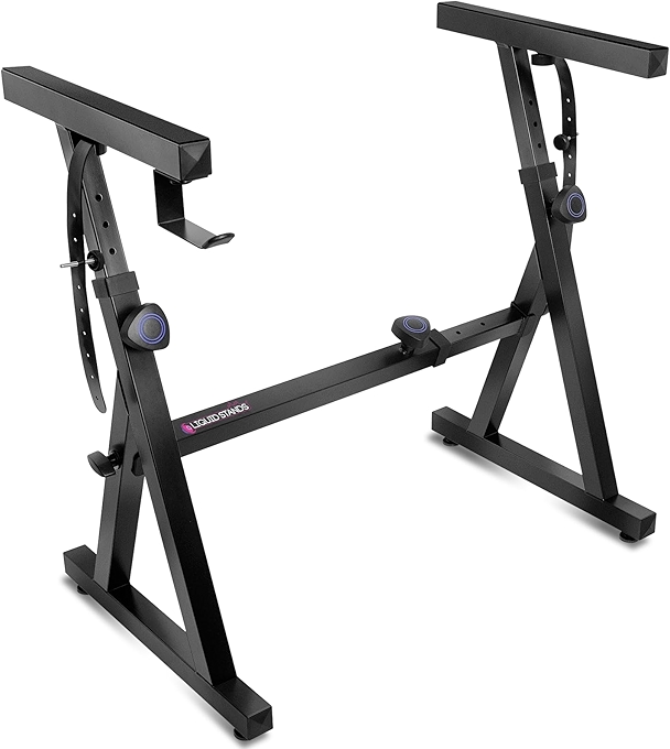 Adjustable Z Style Piano Keyboard Stand - Portable Heavy Duty Music Stand