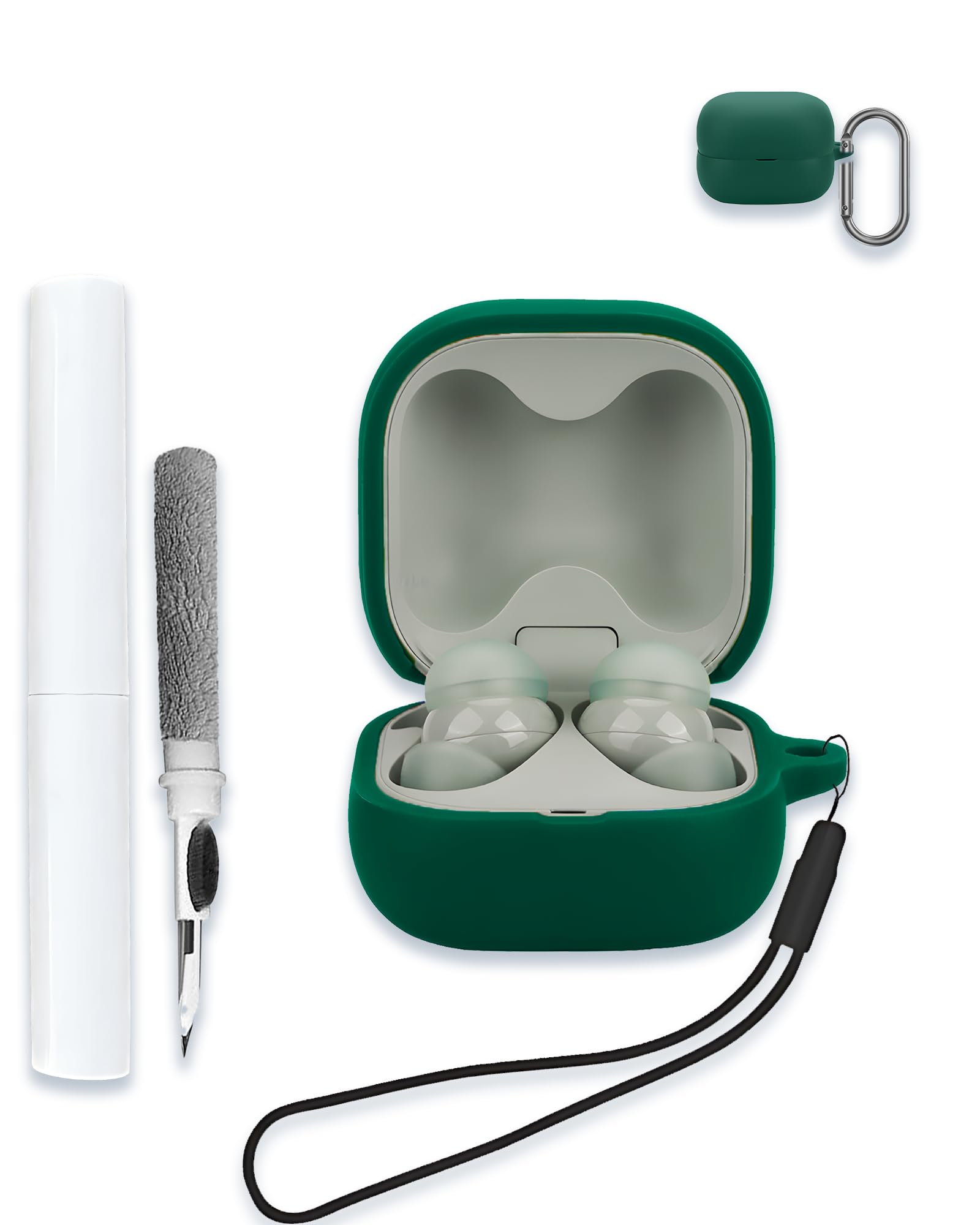 LinkBuds Fit グリーン　 SONY　ワイヤレスイヤホン Sony LinkBuds Fit True Wireless Noise Cancelling Earbuds Sage