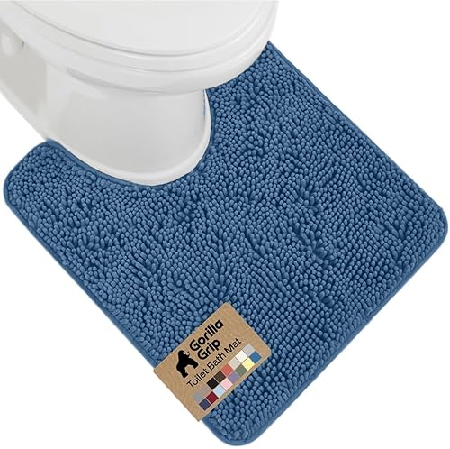 Miniatura 37 de Gorilla Grip - Tapete de baño de 60 x 24 pulgadas, de felpilla gruesa, suave y absorbente, secado rápido, de microfibra, con reverso de caucho