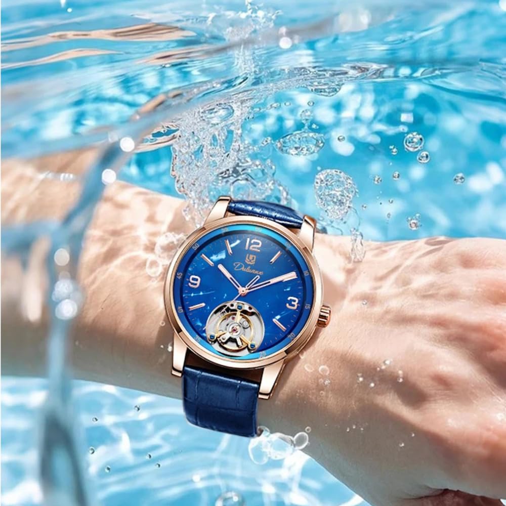 Einzigartige Emaille-Technologie Automatische Mechanische Uhr Trend Herren Armbanduhr
