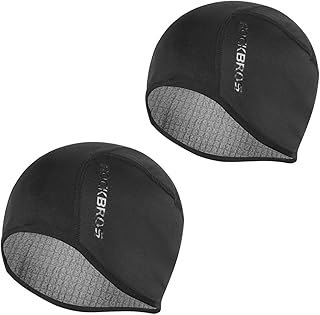 Skull Cap Men & Women Thermal Cycling Helmet Liner Moisture Wicking Motorcycle Running Hat,Fits Under Helmets