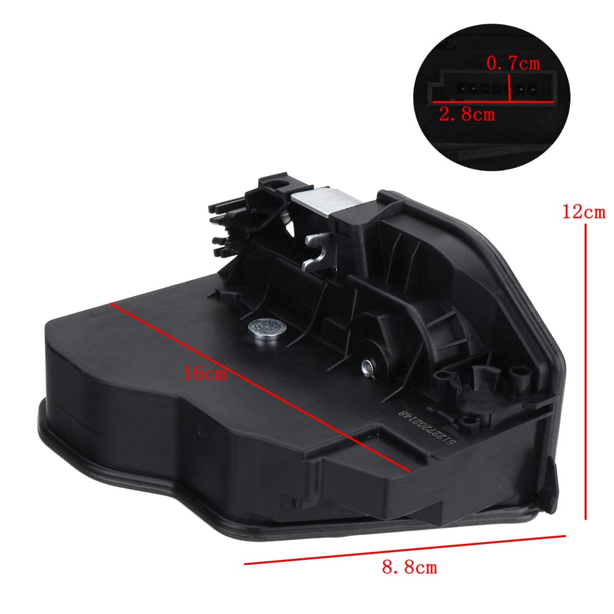 Trasera derecha actuador de cerradura de puerta 5 pines 51227202148 51224389476 51227060296 Para BMW E60 E65 E82 E83 E89 E90