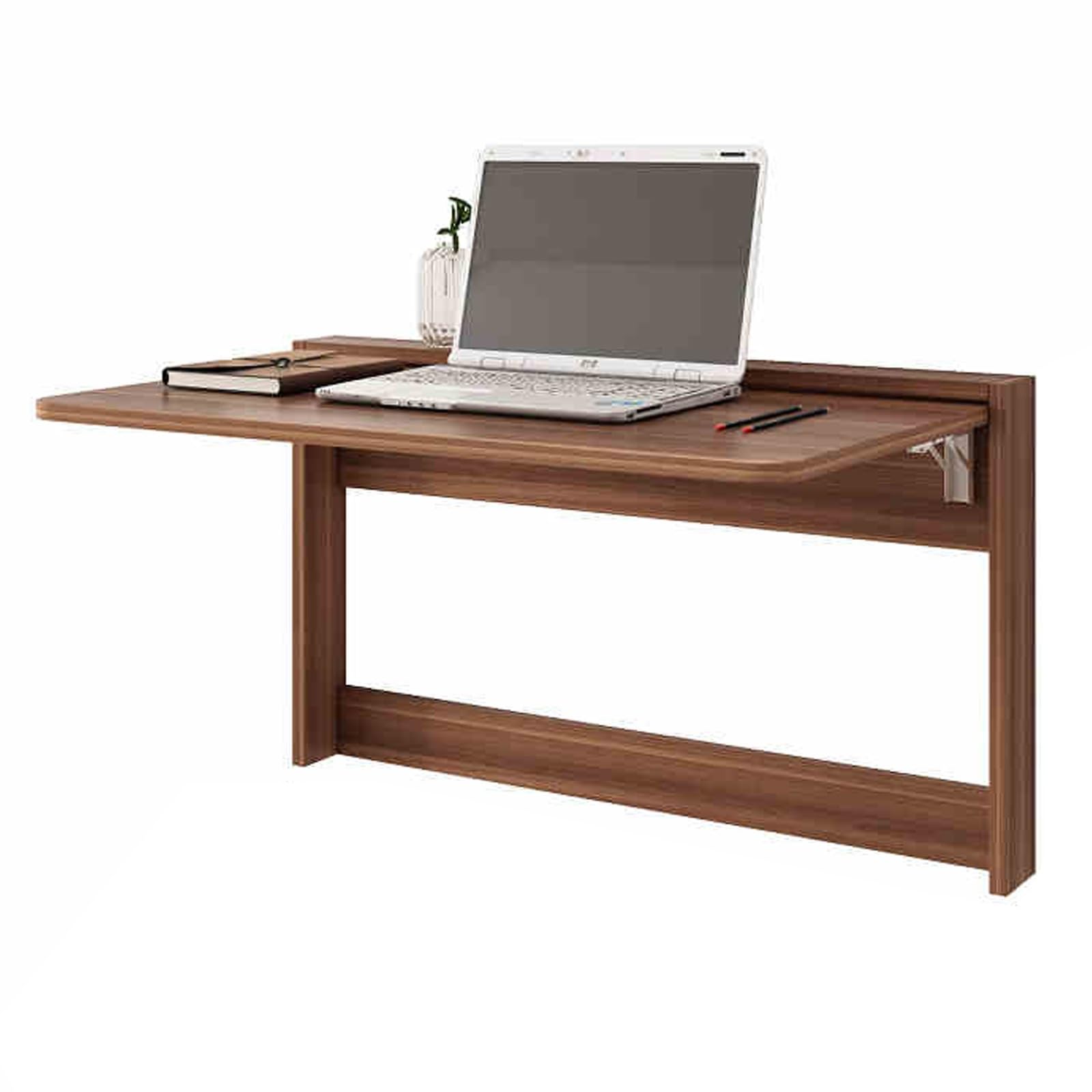 Faltbarer Wandschreibtisch für Smals, Cact schwimmender Tisch, vielseitiges Home Office Wortat, 84 x 49 cm, ideal für Zuhause, Büro, Ga, und Worhop