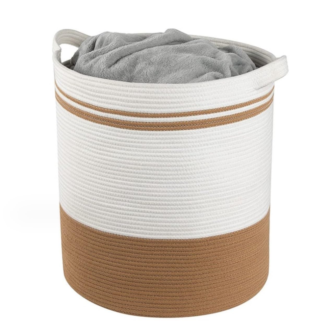 Kosz Na Pranie Kosz Na Bieliznę Kosze Na Pranie 58L Tkany Kosz Na Pranie Kosz Z Uchwytami Kosz Na Ubrania Do Salonu Pojemnik Na Pranie Skrzynia Na Pranie (Color : C, Size : 40 * 46cm)