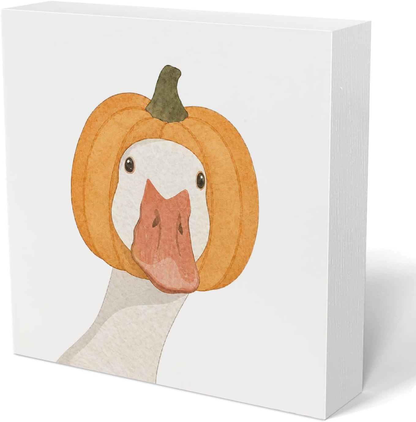 Silly Goose Kids Bathroom Decor,Funny Pumpkin Decor for Bathroom
