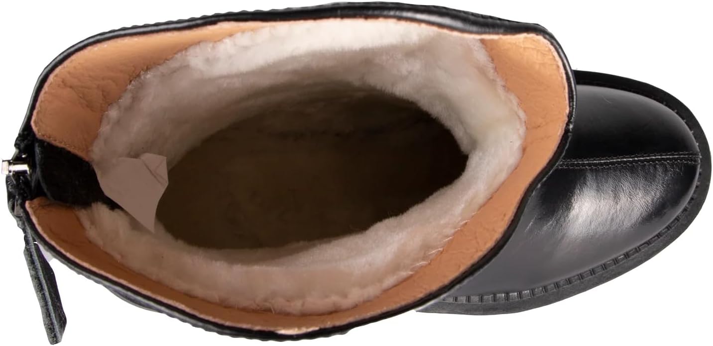 Cloud Nine Sheepskin Women's Shaylee Boot - Cozy Sheepskin Lined Suede Boot, Warm Winter Ankle Boot, Durable Sole