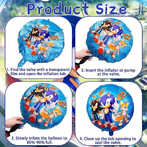 Decorazioni per Feste Compleanno 6 Anno, 44 Pezzi