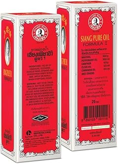 Siang Pure Oil Original Red Formula 25ml (Pack of 3)