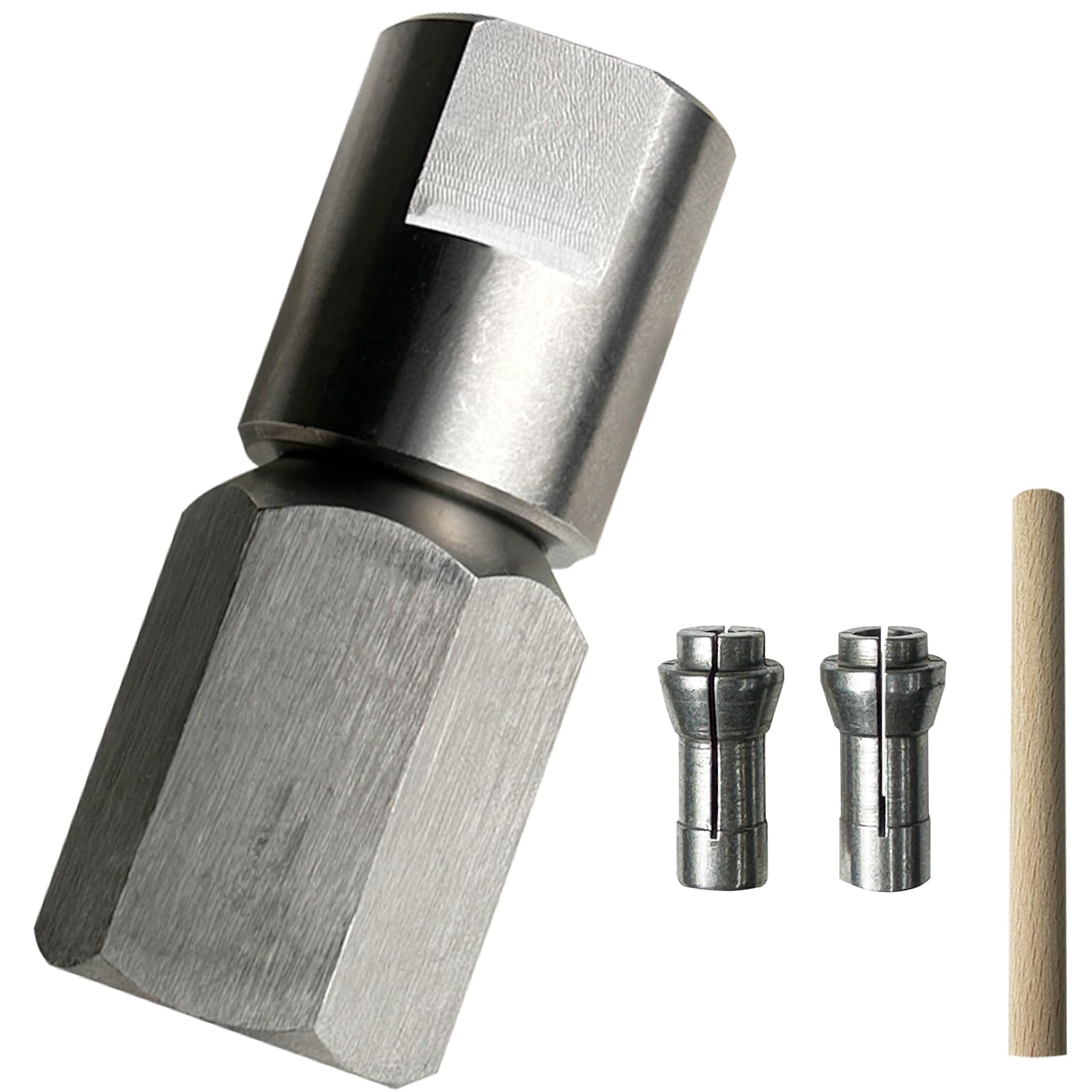 Neeki Flapper Adapter, Stainless Steel Angle Grinder Adapter(2 collects)