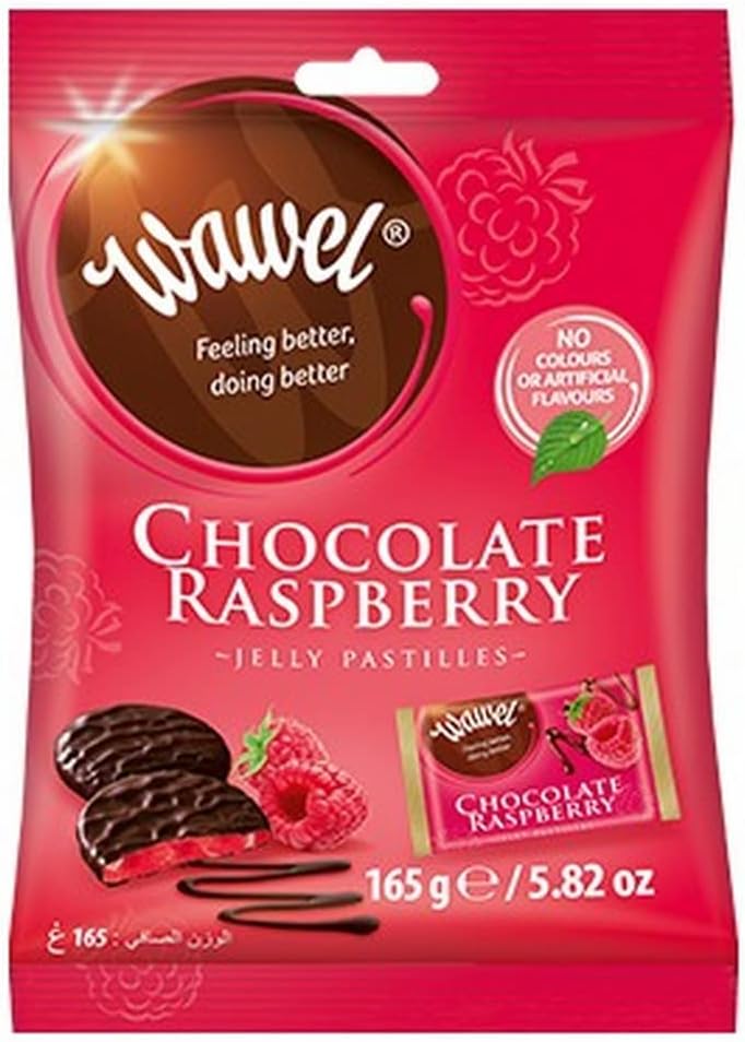 Wawel Chocolate Raspberry Jelly Pastilles 165 g