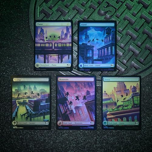 Image of Magic: The Gathering | Teenage Mutant Ninja Turtles - Bundle | 9 Play Boosters, 30 Lands, Foil Alt-Art Promo Card + Exclusive Accessories | Collectible Trading Card Game