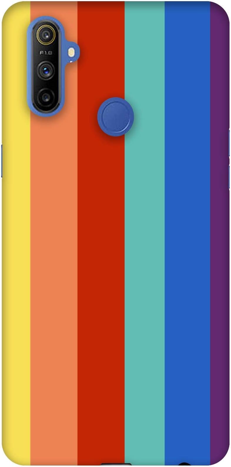 Casotec Basic Case for Realme Narzo 10A (Plastic_Multicolor)