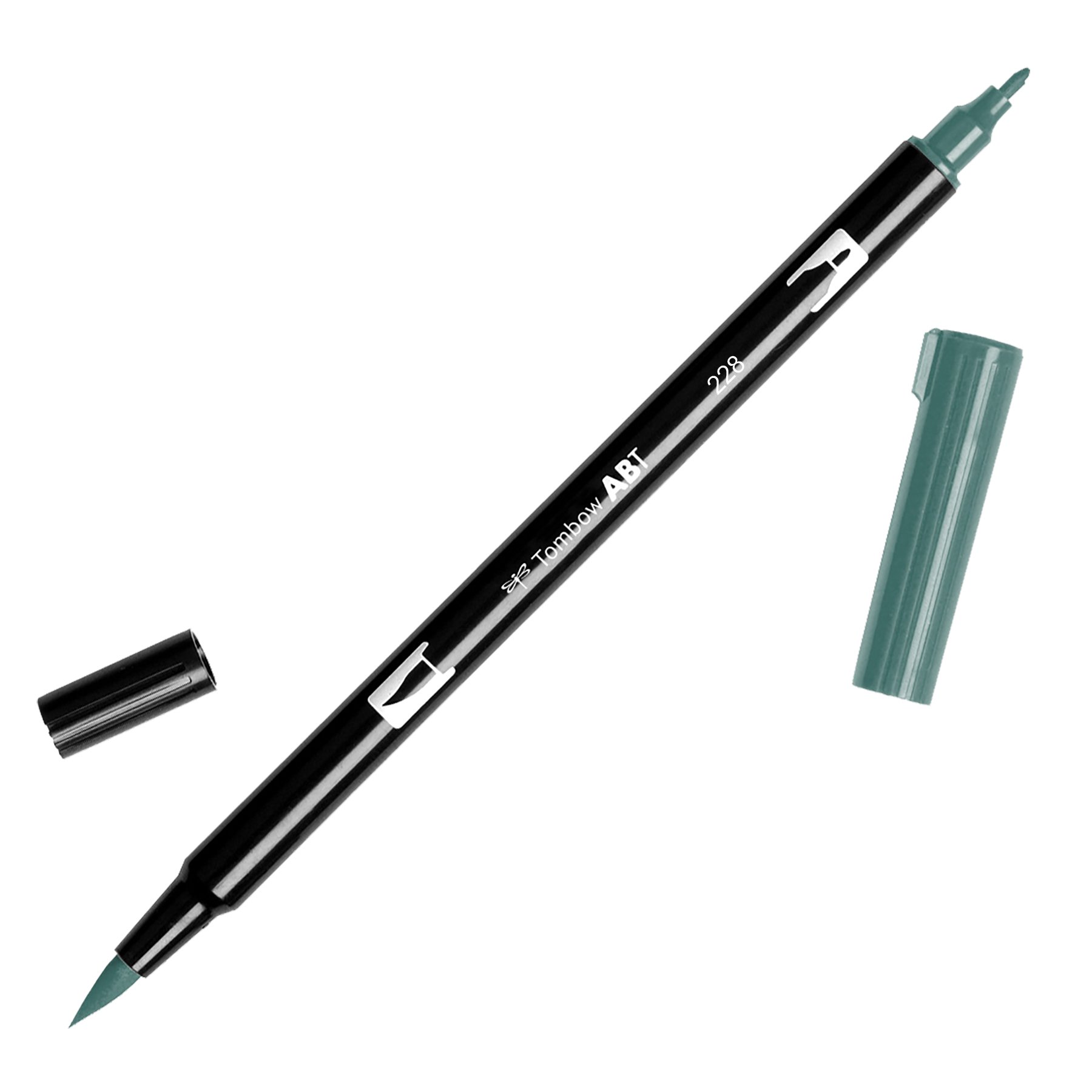 Amazon.com: Tombow 56523 Dual Brush Pen Art Marker, 228 - Gray