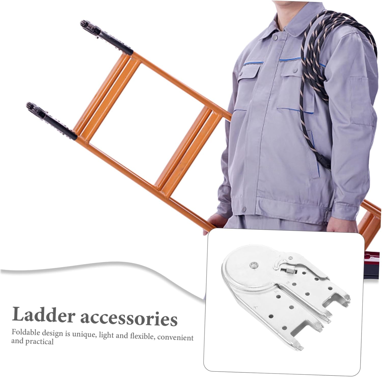 Attic Ladder Hinge Joint Accessory Multi-Functional Folding Ladder Parts for Easy Installation and Versatile Use Various Types Convenient Storage and Transportation