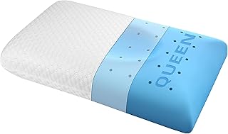 Queen Memory Foam Pillow, Side Sleeper Pillow, Queen Pillow for Back Sleepers, Ergonomic Pillow, Memory Foam Pillow Queen Size, Oeko-TEX & CertiPUR-US