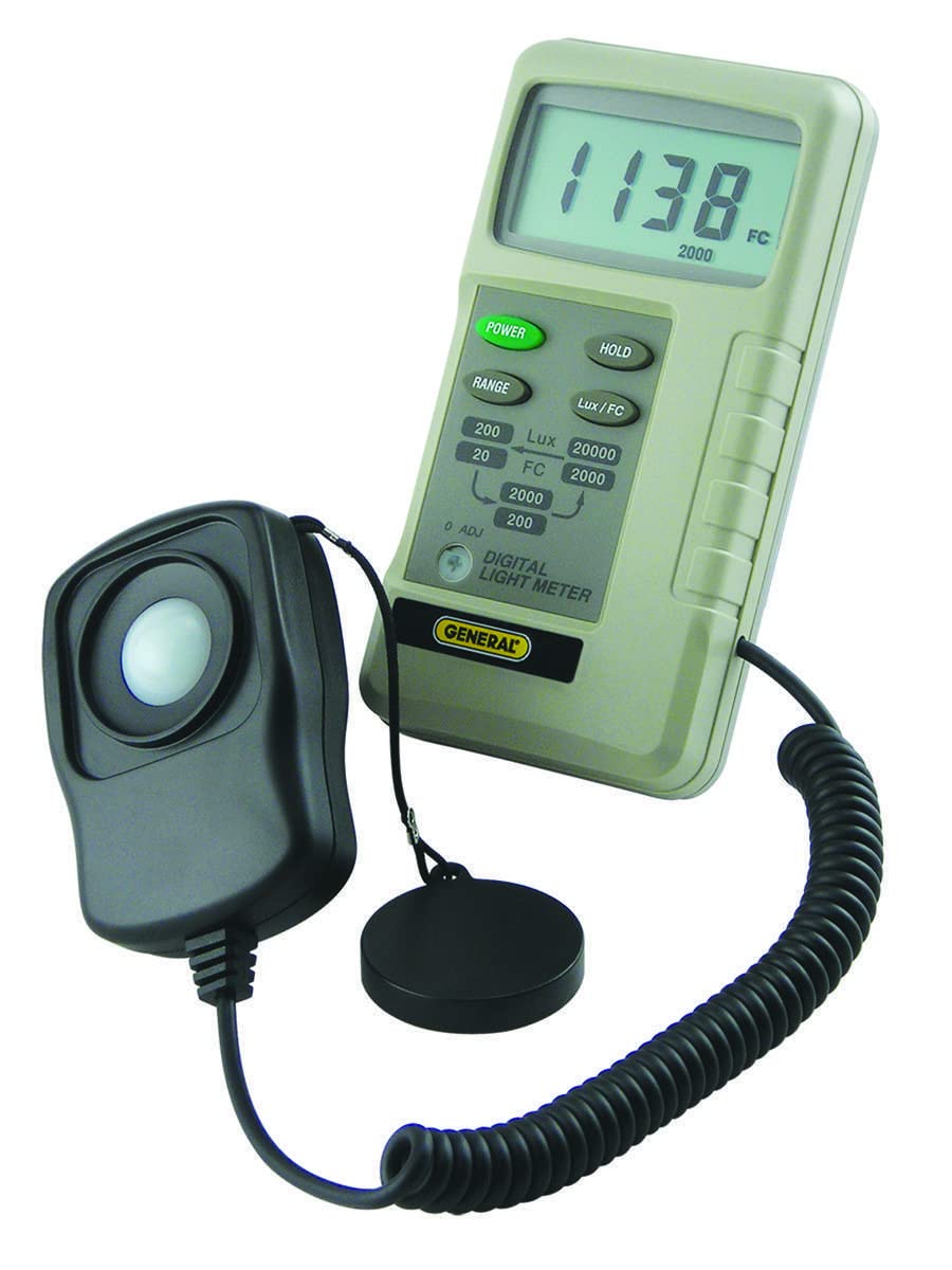 Amazon.com: General Tools DLM2000 Digital Light Meter, Off White