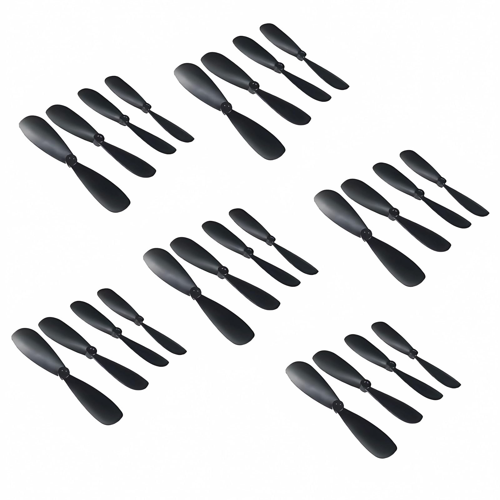 Generic 20pcsMini Propeller, Blade Length is 1.81 inches AB Plus and Minus Propeller. Nylon Propel Suitable for Small and Medium-Sized UAV Quadcopter.