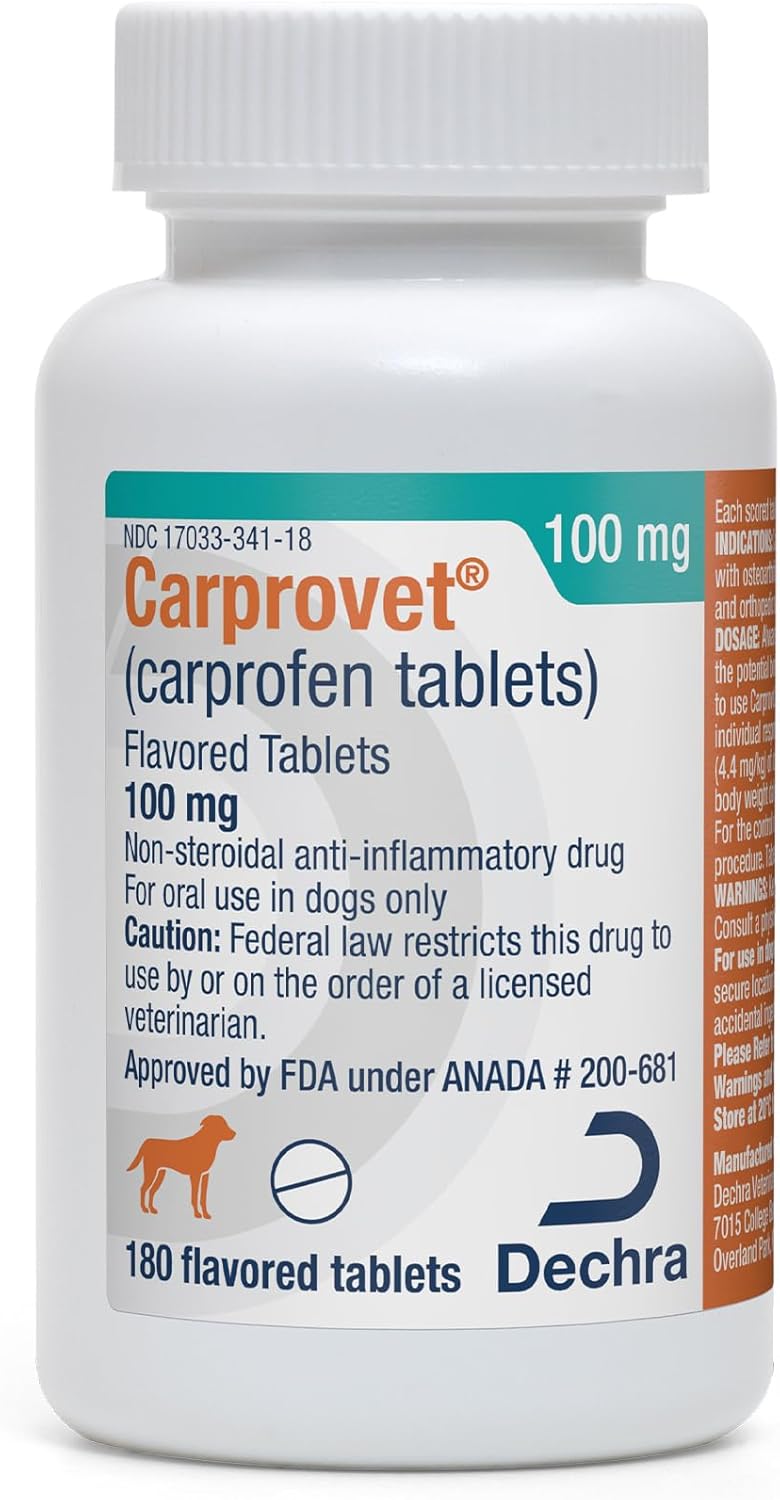 Carprovet® (carprofen Tablets) Flavored Tablets for Dogs - 100mg, 60 Tablets