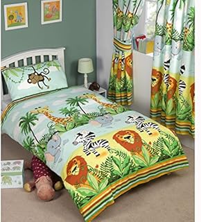 Jungle-Tastic Single Duvet Cover and Pillowcase Set